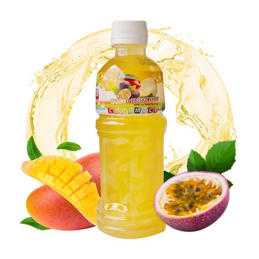 COCO MOCO mučenka a mango 350ml THA - Sladkomina.cz Coco Moco je exotický nápoj, který vás okouzlí svou bohatou a osvěžující chutí.